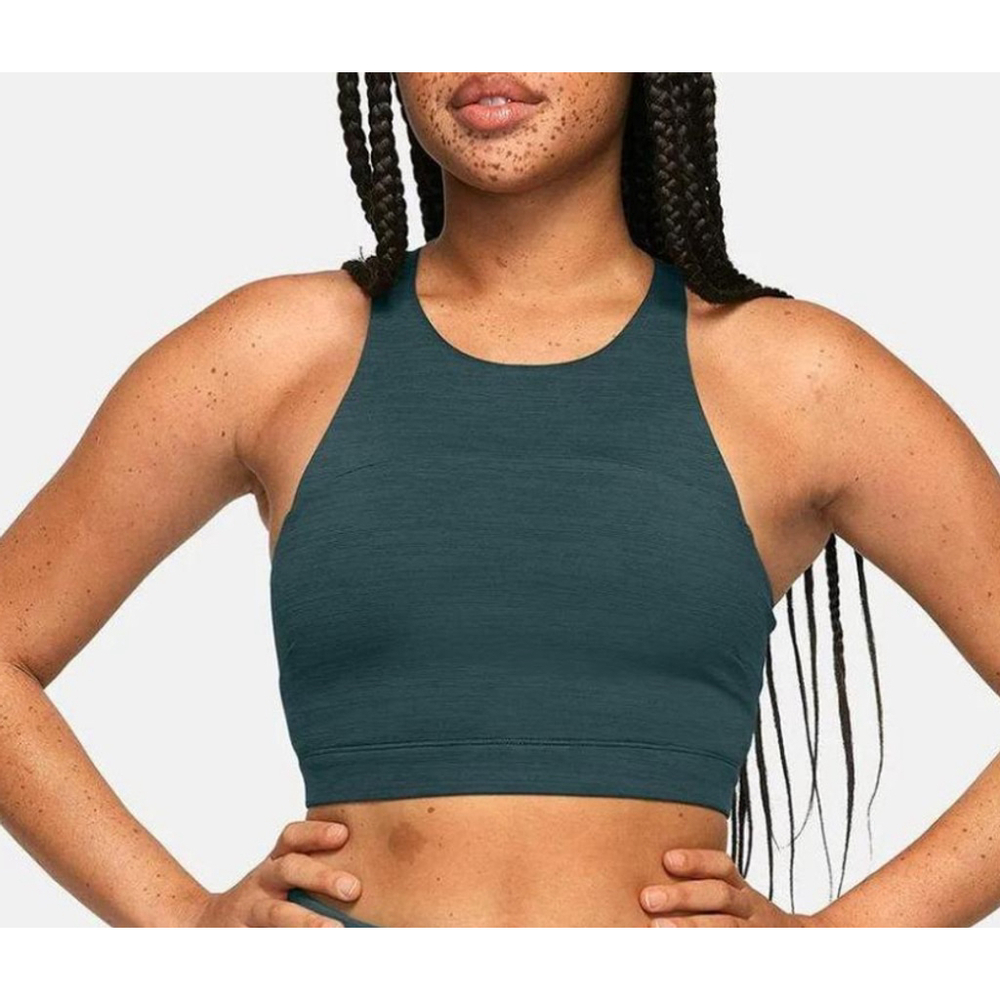 Outdoor Voices TechSweat Crop Top Longline Sports Bra Evergreen Size S